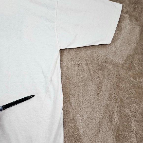 Jerzees Mardi Gras 2000 New Orleans T-Shirt Men's Size L White Graphic Print - Picture 2 of 10